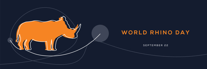 World Rhino Day, held on 22 September.