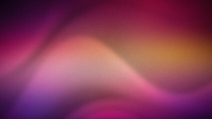 Rich and vibrant 4K abstract background featuring warm gradients of purple, pink, and orange hues. Perfect for creating a dynamic, grainy, and modern design aesthetic