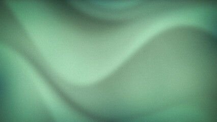 Calm and soothing 4K abstract background with soft gradients of green and teal hues. Perfect for creating a smooth, grainy, and modern design aesthetic