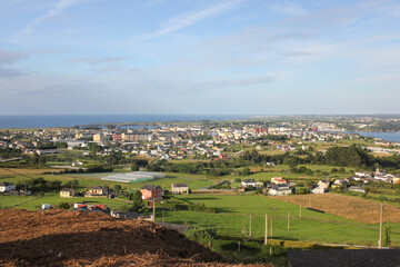 a view of Ribadeo in Spain