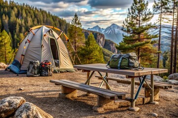 rugged outdoor recreation equipment with durable construction and neutral tones