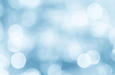 Fototapeta premium Abstract Light Blue Background with Bokeh Lights and White Space for Text, Featuring Fine Details and Professional Color Grading in a High-Resolution, Award-Winning Composition
