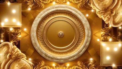 golden christmas decoration