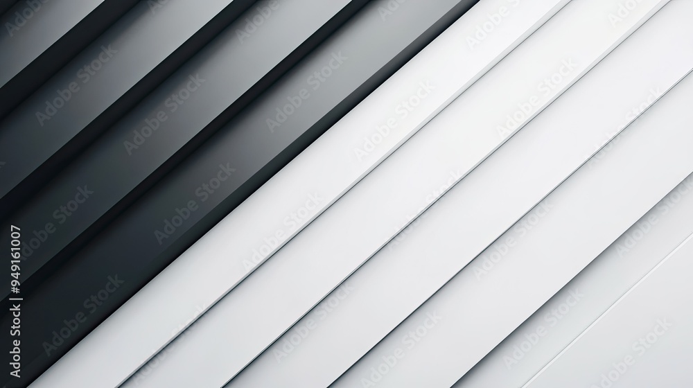 Poster diagonal lines intersecting on a white background, creating a dynamic and modern visual composition.