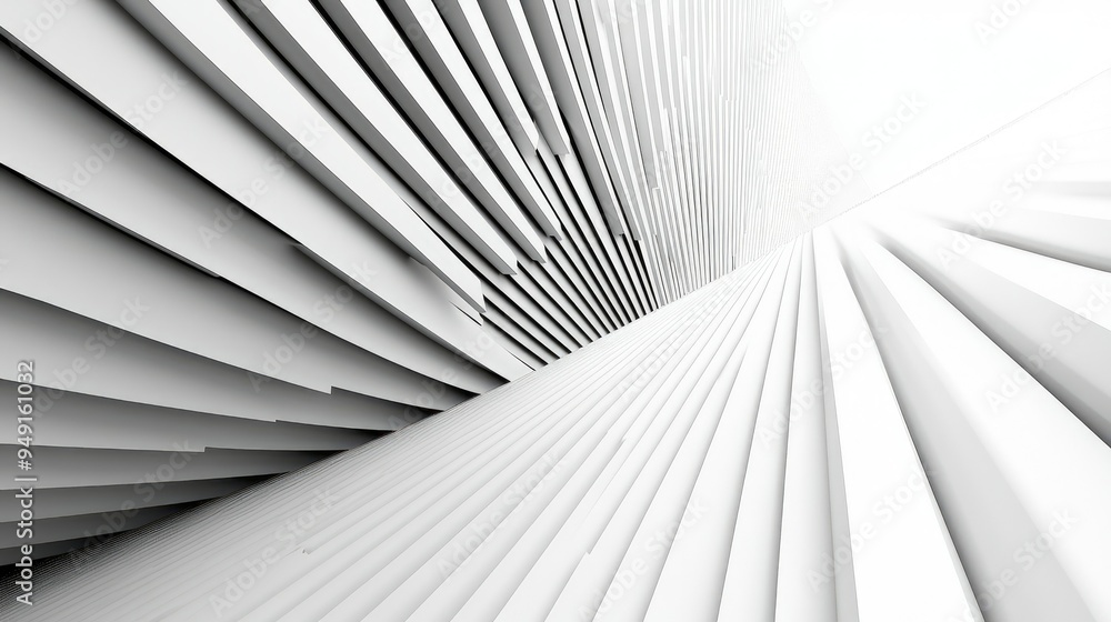 Poster diagonal lines intersecting on a white background, creating a dynamic and modern visual composition.