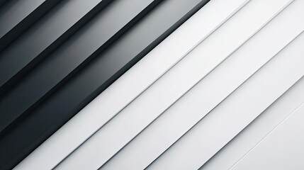 Obraz premium Diagonal lines intersecting on a white background, creating a dynamic and modern visual composition.
