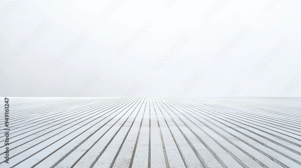 Poster horizontal lines spaced evenly across a white background, offering a sense of order and structure in