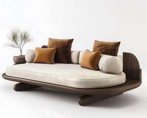 white sofa in a room