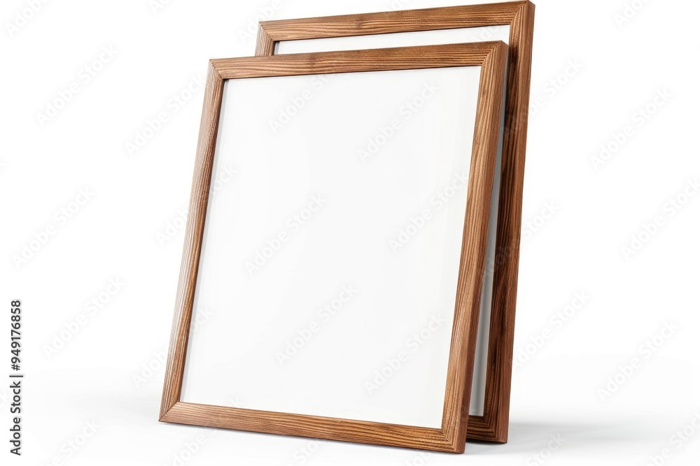 Poster a decorative picture frame with a photo or artwork hanging from it