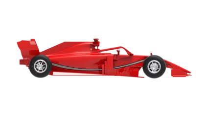 Fotobehang F1 F1 red car formula 1 racing  isolate in transparent background png  © Jferson