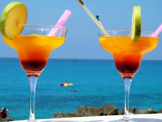 cocktail on the beach