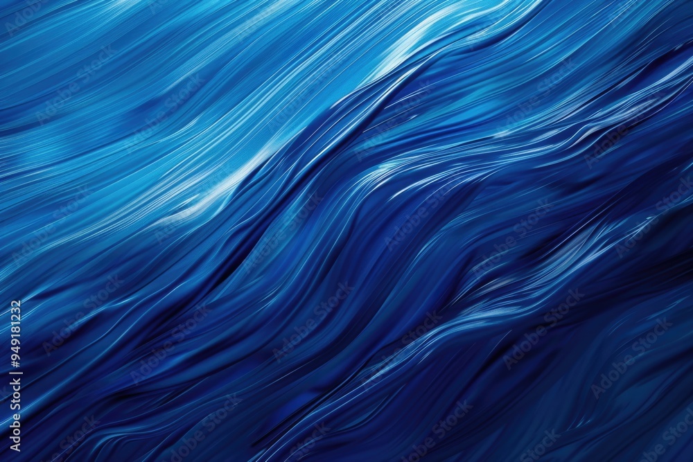 Poster a close-up shot of a blue and white wave, great for ocean-related concepts or calming backgrounds