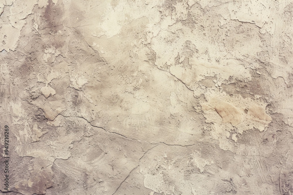 Poster Close-up shot of a wall with peeling paint, suitable for use in property or construction-related contexts