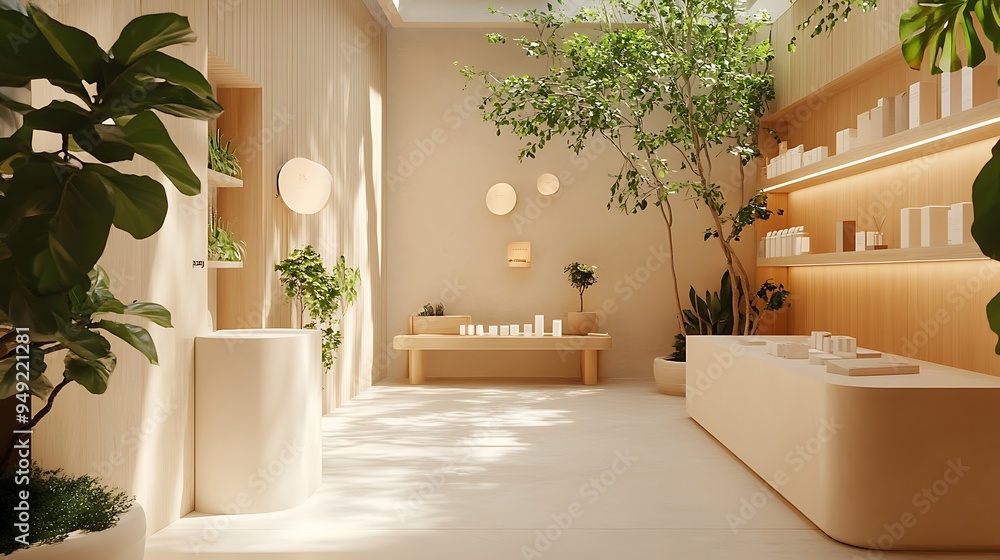 Poster Online Storefront with Immersive Product Views and AI-Driven Customer Service Chatbots, Interactive and User-Friendly Design, Photo Realistic