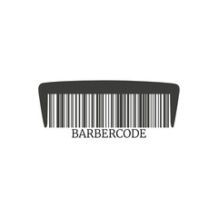 Creative comb design. Barcode design
