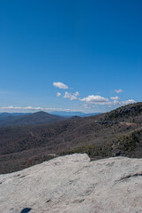 landscape with blue sky