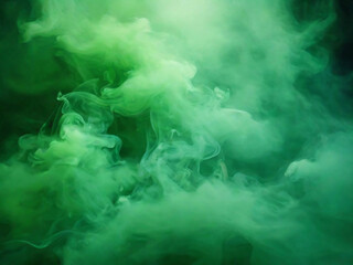 green, smoky, mysterious background, wallpaper