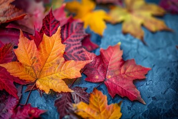 Obraz premium Style in the Fall Fashion Trends and Autumn Leaves