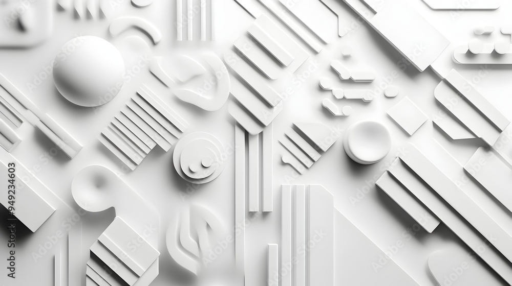 Poster intricate wireframe visualization of a digital user interface design concept
