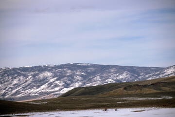 Snowy Mountains in the Distance