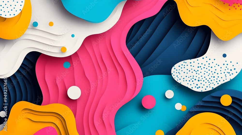 Aufkleber animated svg icons being created on a digital canvas with whimsical and playful