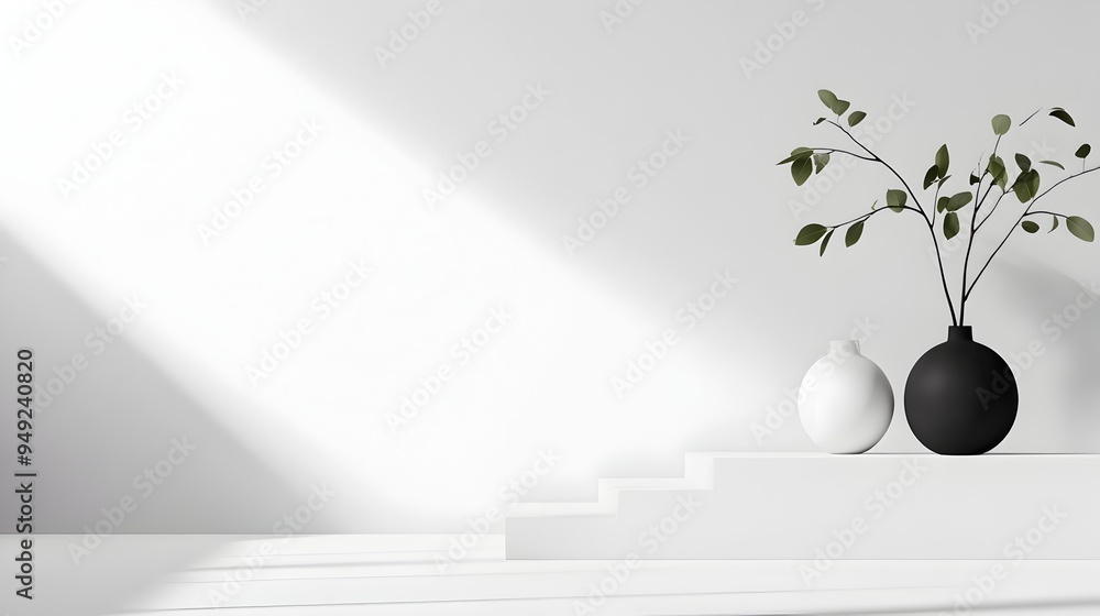 Aufkleber minimalist and modern website design with elegant user interface and sleek aesthetics