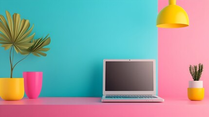 Vibrant Minimalist Webpage Design with Elegant Hover Effects and Smooth Transitions