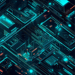 Fototapeta premium テクノロジーをイメージした背景