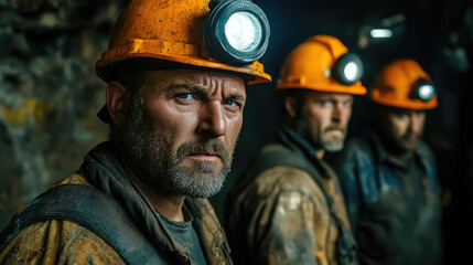 engineers, builders, miners work in a mine, mining industry, quarry, minerals, coal, rocks, stones, soil, workers at a construction site, professionals, people