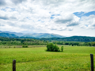 landscape in the mountains