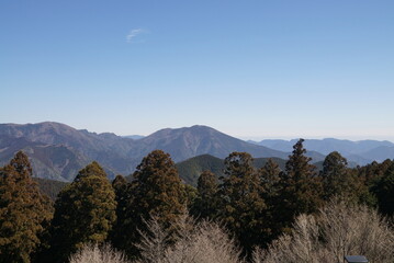 玉置山展望台より