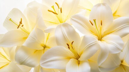 Close-up of White Lilies