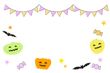 Cute Halloween letterhead with memo space