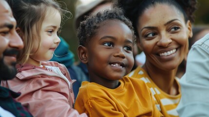 People gathered around, sitting side by side in a casual setting