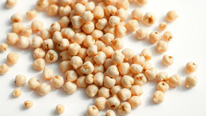 Close-up of White Lotus Seeds