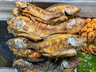 fried fish Indonesian cuisine photo