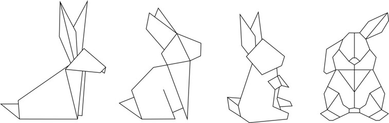 rabbit origami
