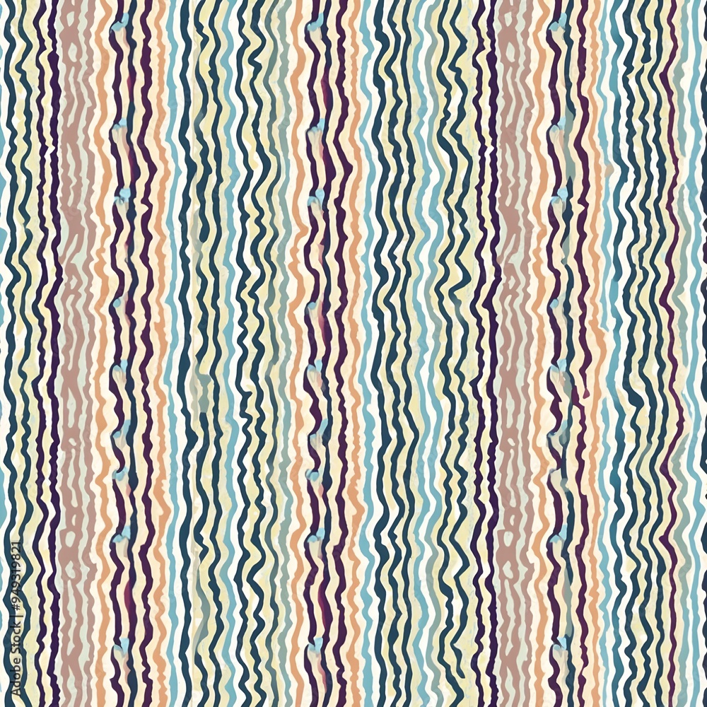 Poster seamless pattern with chains. Generative ai