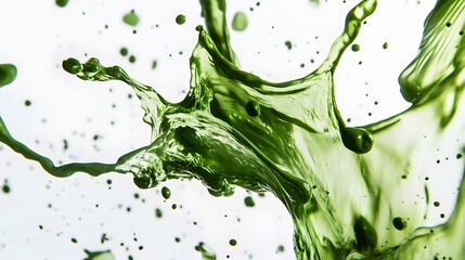 Paint Splashes Have White Background, Abstract Image, Texture, Pattern, Wallpaper, Cover and Screen for Smartphone, PC, Laptop, 9:16 and 16:9 Format