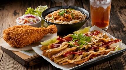 chicken and vegetable salad