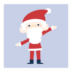 かわいいサンタさんのイラスト