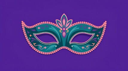 carnival mask isolated on white