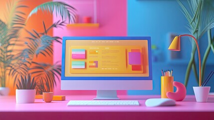 32. Animated GIF of a website loading screen, engaging user interface design, interactive web experience.