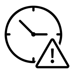 caution line icon