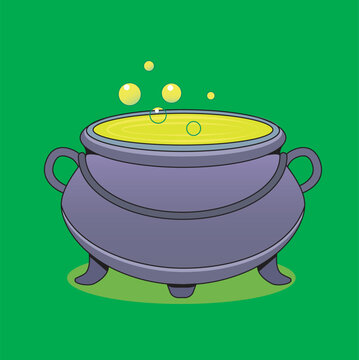 recommend clip art: witch's cauldron containing potion vector illustration culutre cartoon