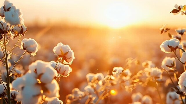 cotton fields Footage 4K