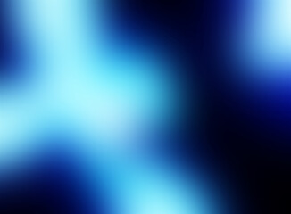 Dark abstract unique blue blurred grainy wavy background. Amazing Dark Blue Light Blur Gradient With Noise Grain Textured