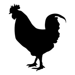 Rooster Silhouette