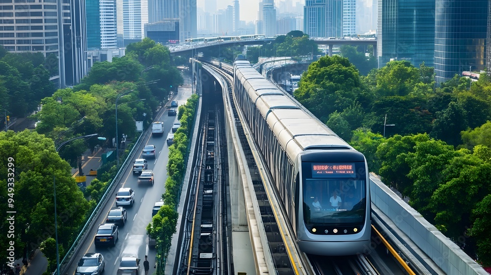 Poster integrated smart urban transit system harnessing iot technology for efficient and sustainable mobili