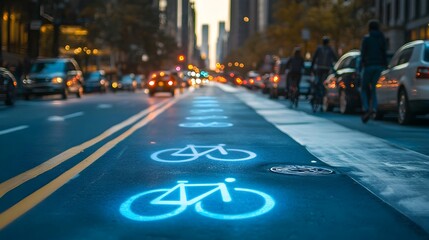 Cutting Edge IoT Powered Bike Lane System with Advanced Sensors Ensuring Optimal Cyclist Safety and Mobility within the Smart City Infrastructure